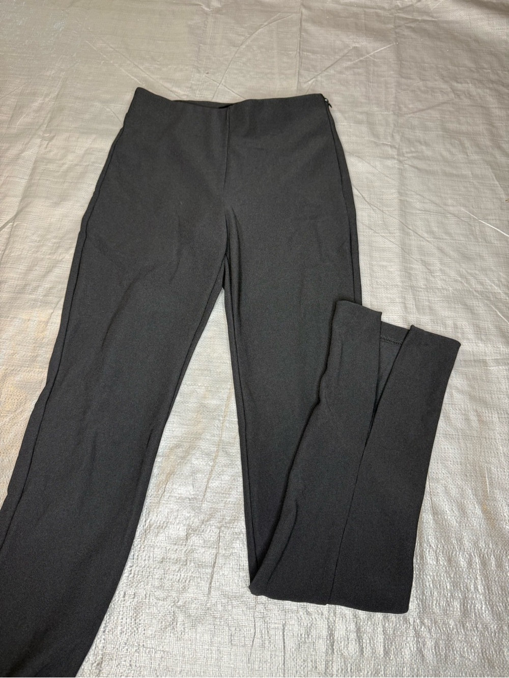 Zara Black Skinny Ponte Pull-On Pants